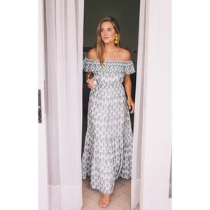 Club Monaco | Channon Floral Off The Shoulder Maxi Dress Size 2